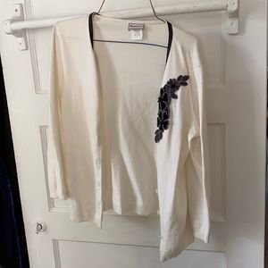 Cream cardigan
